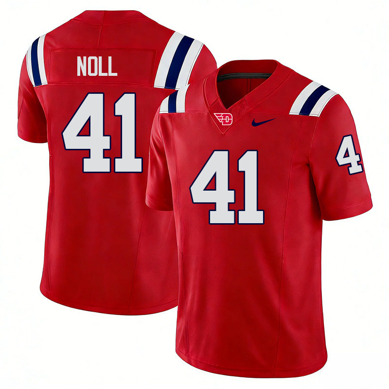 Dayton Flyers #41 Chuck Noll College Football Jerseys,Uniforms-Red